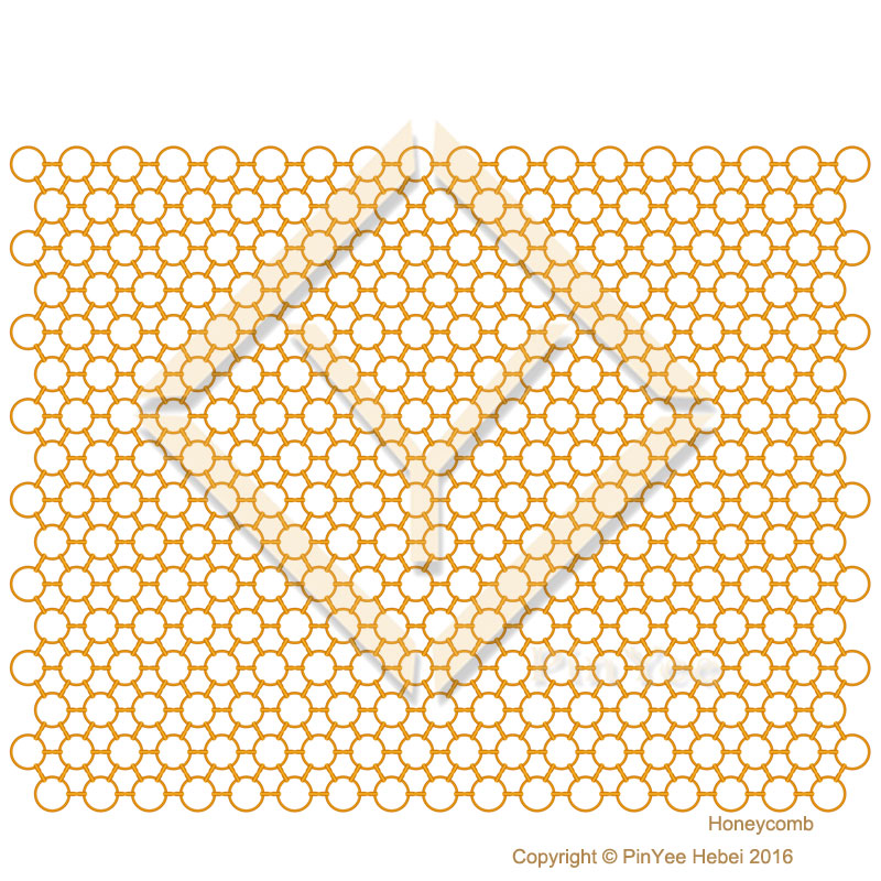 Hexxagon honeycomb ring mesh space dividers