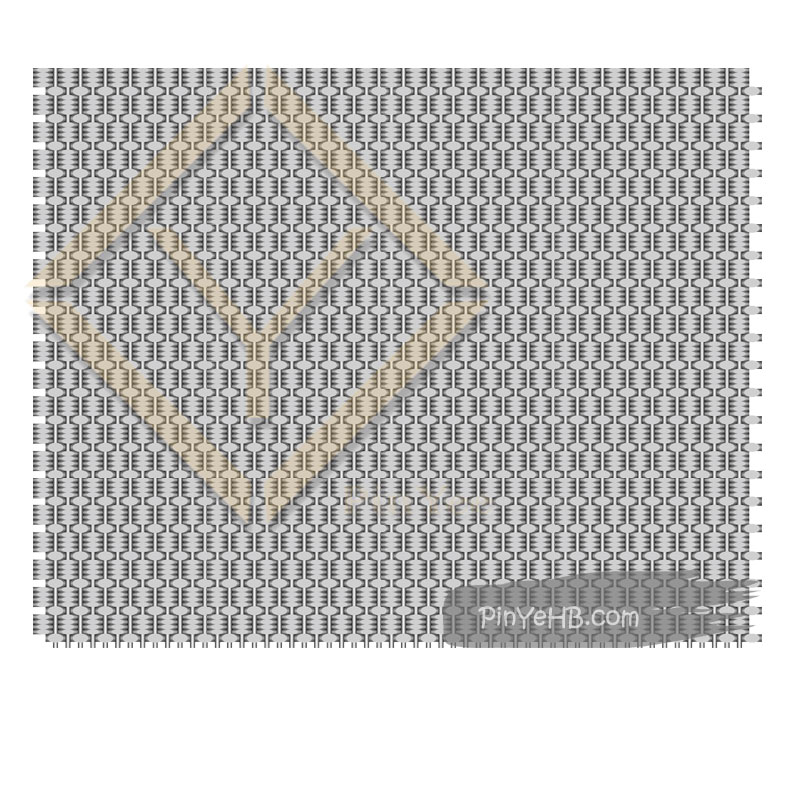 a decorative crimped woven metal mesh for facade & wall cladding decorative