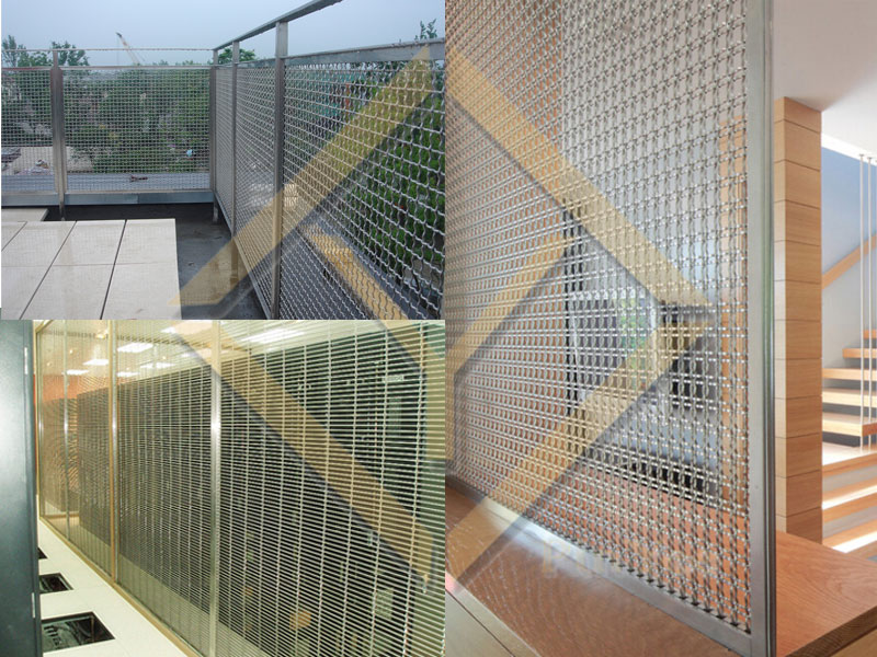 Architectural mesh dividers 
