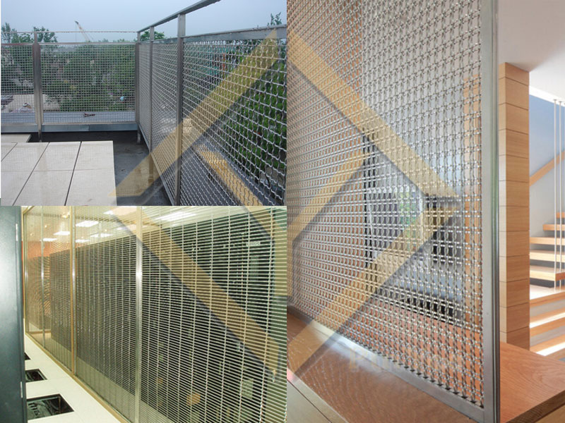 Architectural mesh dividers