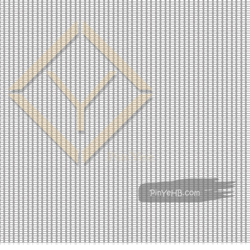 Stainless rope fine mesh for laminated glass