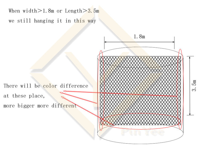 decorative mesh PVD coating details