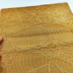 Gold Cobwed Glass Laminated Mesh