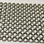 Triple Line Rhombic Decorative Mesh