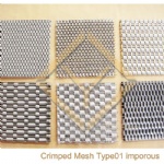 Crimped Mesh Detail