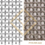 Interior wall cladding wire rope woven mesh