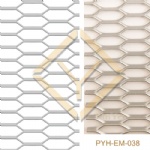 Hexagon Aluminum Expanded Mesh for architectural
